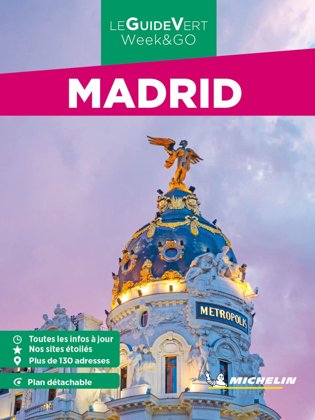 Guide Vert Week & Go - Madrid - Édition 2023 | Michelin guide petit format Michelin 