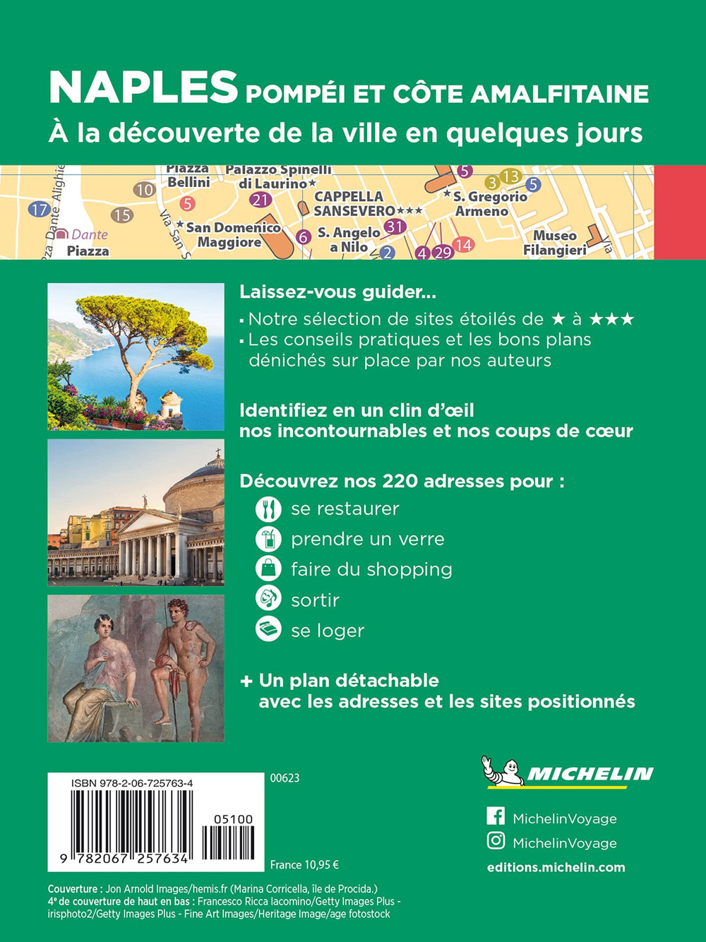 Guide Vert Week & GO - Naples, Pompei & Côte Amalfitaine - Édition 2023 | Michelin guide petit format Michelin 