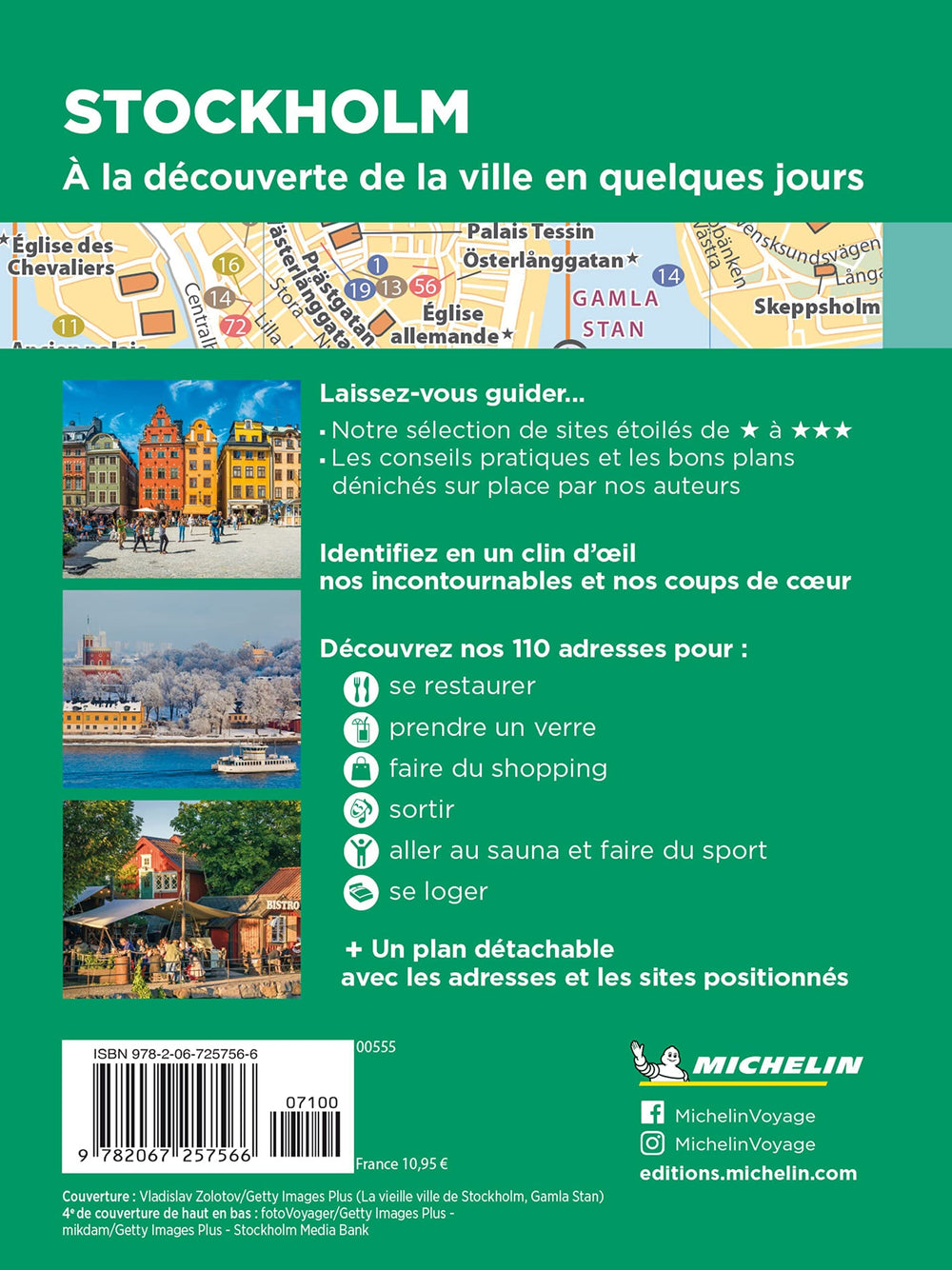 Guide Vert Week & GO - Stockholm - Édition 2023 | Michelin guide petit format Michelin 