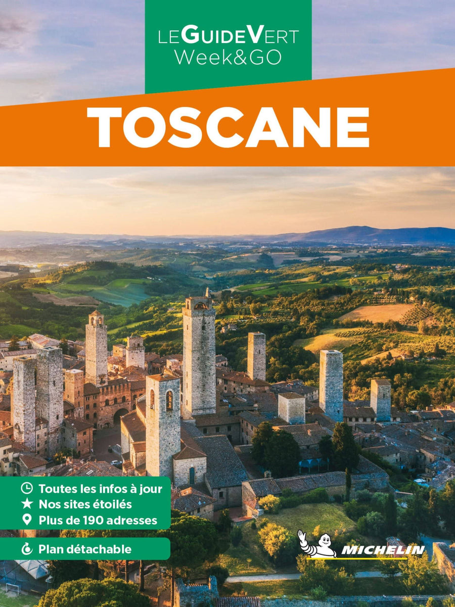 Guide Vert Week & GO - Toscane - Édition 2022 | Michelin guide de voyage Michelin 