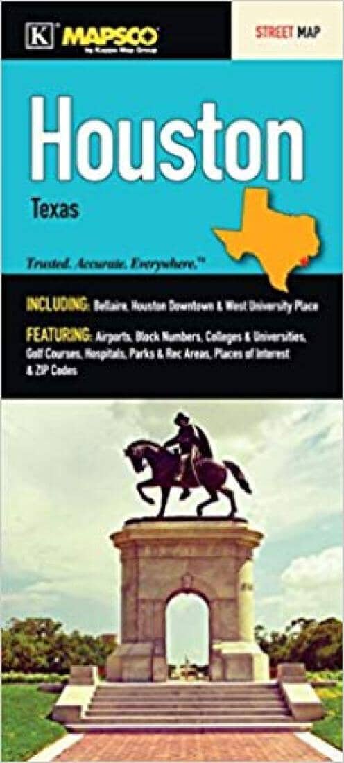 Houston - Texas | Kappa Map Group carte pliée Kappa Map Group 