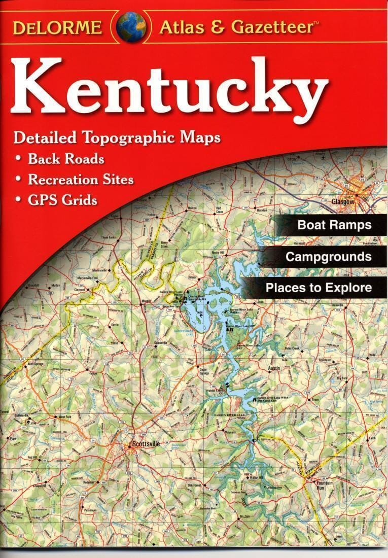 Kentucky, Atlas and Gazetteer by DeLorme