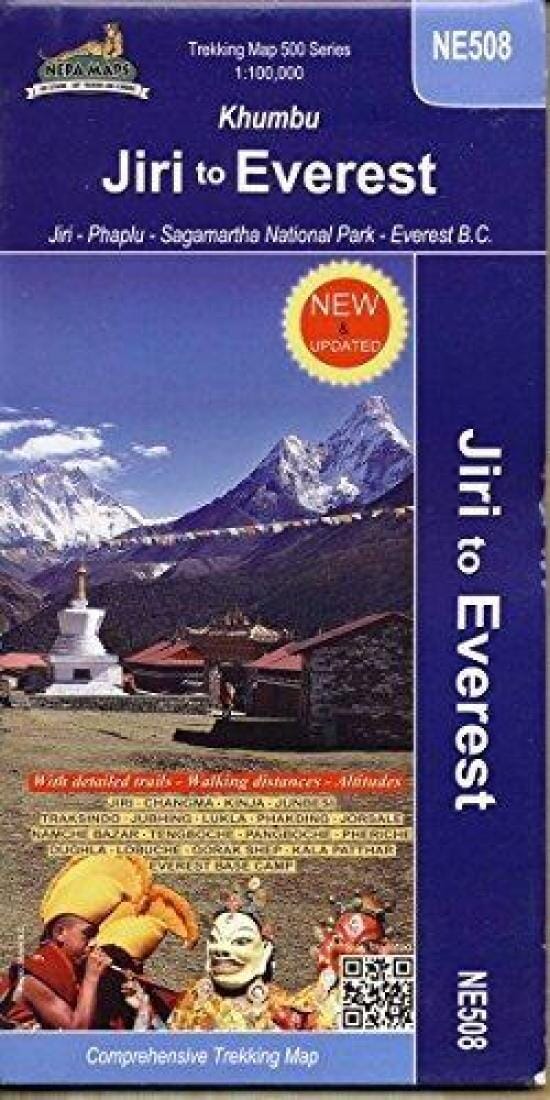 Khumbu : Jiri To Everest | Himalayan MapHouse Road Map 