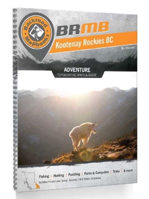 Kootenay Rockies BC MapBook | Backroads Mapbooks atlas 