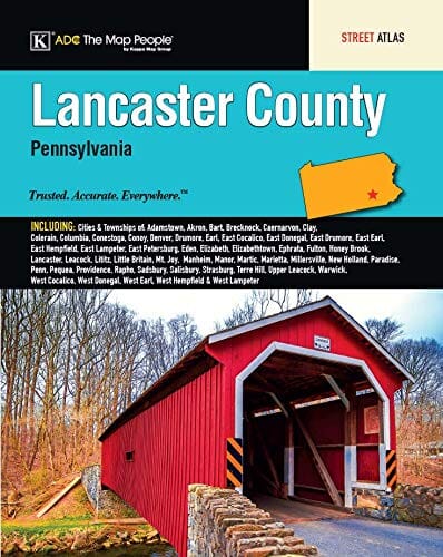 Lancaster Co. Pennsylvania Street Atlas | Kappa Map Group atlas 