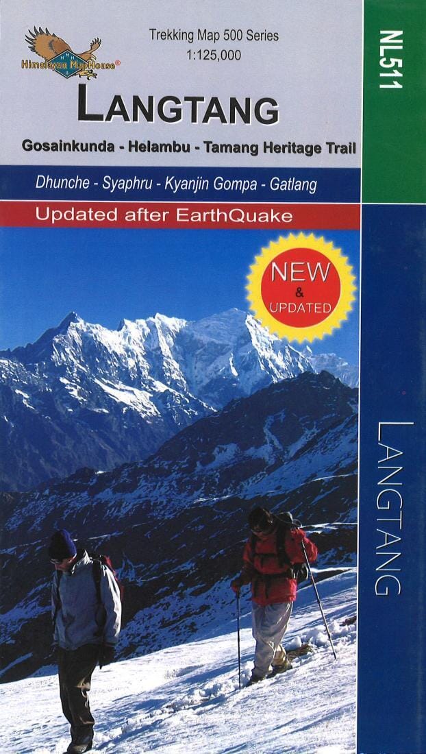 Langtang : Gosainkunda - Helambu - Tamang Heritage Trail : 1:125,000 | Himalayan MapHouse Pvt. Ltd Hiking Map 