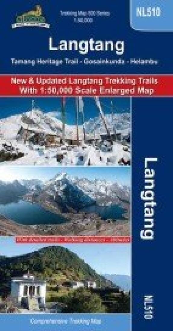 Langtang - Nepal | Himalayan MapHouse Pvt. Ltd Hiking Map 