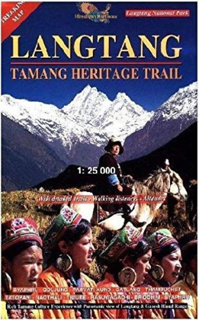 Langtang : Tamang Heritage Trail - Nepal | Himalayan MapHouse Pvt. Ltd Hiking Map 