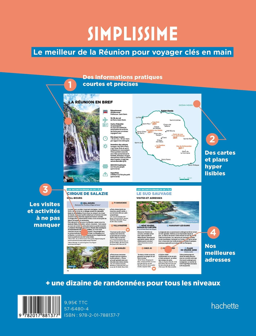 Le guide Simplissime - Réunion - Édition 2022 | Hachette guide de conversation Hachette 
