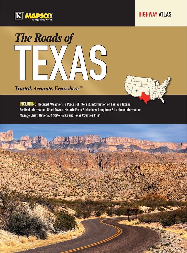 The Roads of Texas : Highway Atlas | Kappa Map Group atlas 