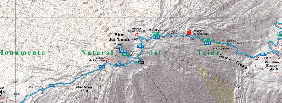 Lot de 4 cartes de randonnée - Tenerife | Alpina carte pliée Editorial Alpina 