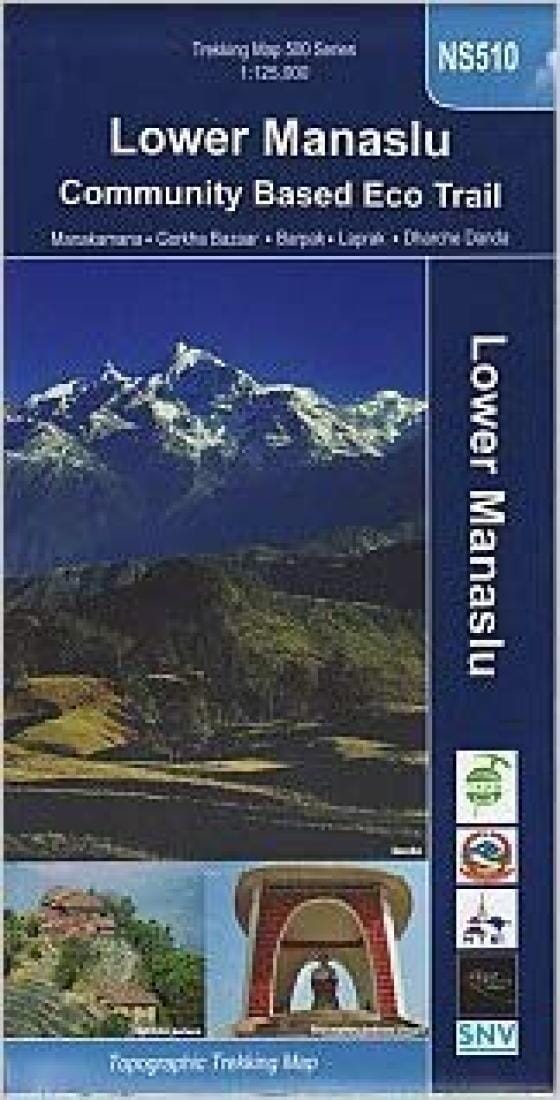 Lower Manaslu Community Based Eco Trail | Himalayan MapHouse Road Map 
