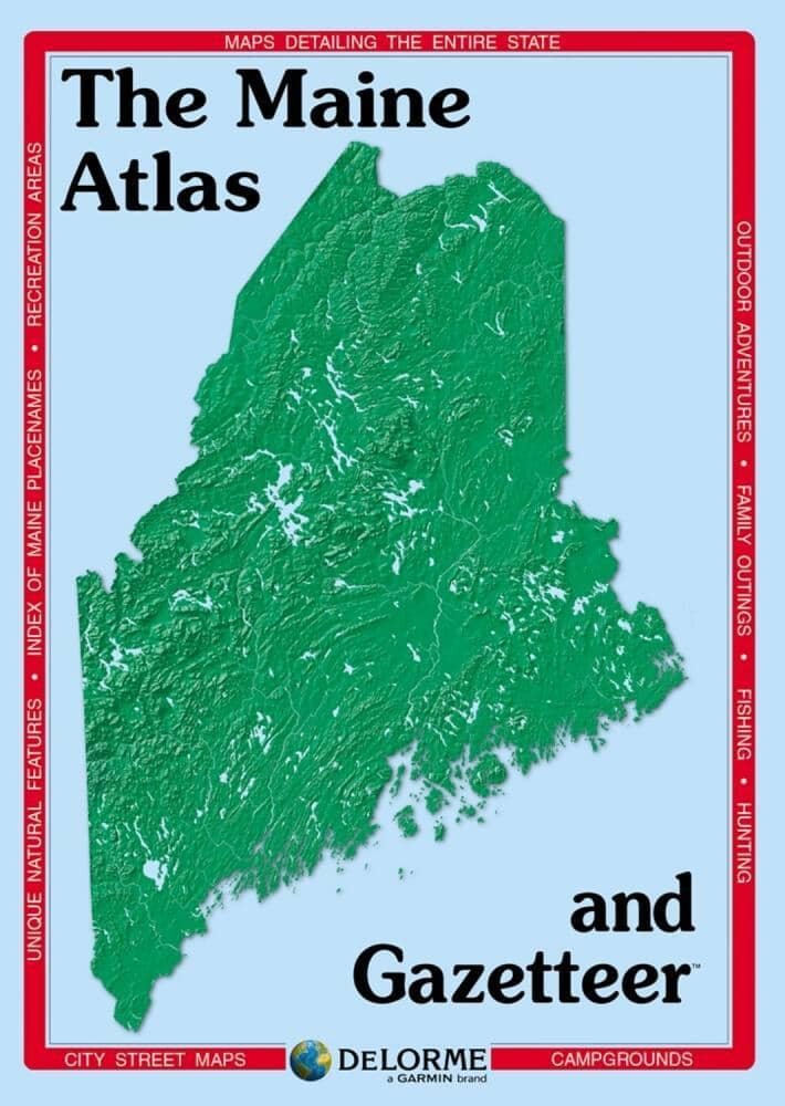 Delorme Maine Atlas & Gazetteer | DeLorme Atlas 