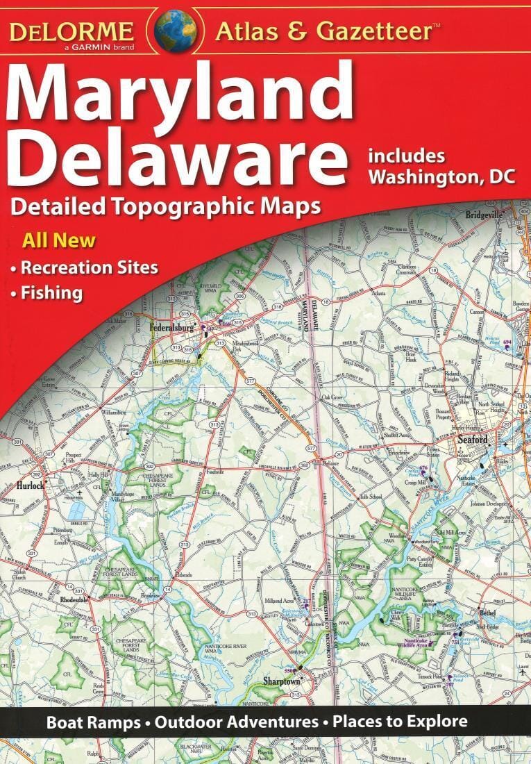Maryland and Delaware Atlas and Gazetteer | DeLorme Atlas 