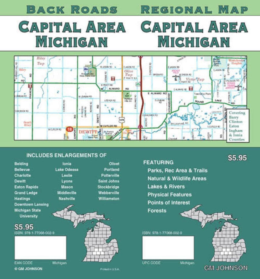 Michigan - Capital Area | GM Johnson Road Map 