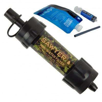 Mini filtre à eau | Sawyer accessoire de voyage Sawyer Camo (SP107) 