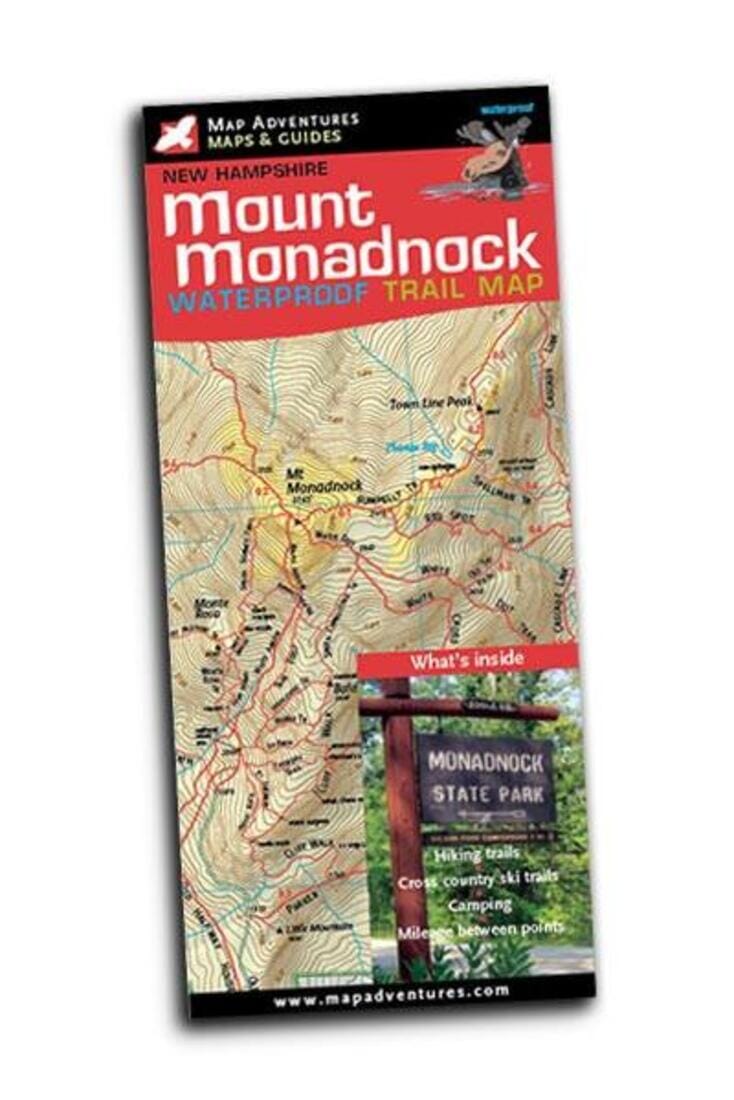 Mount Monadnock New Hampshire Map | Map Adventures carte pliée 