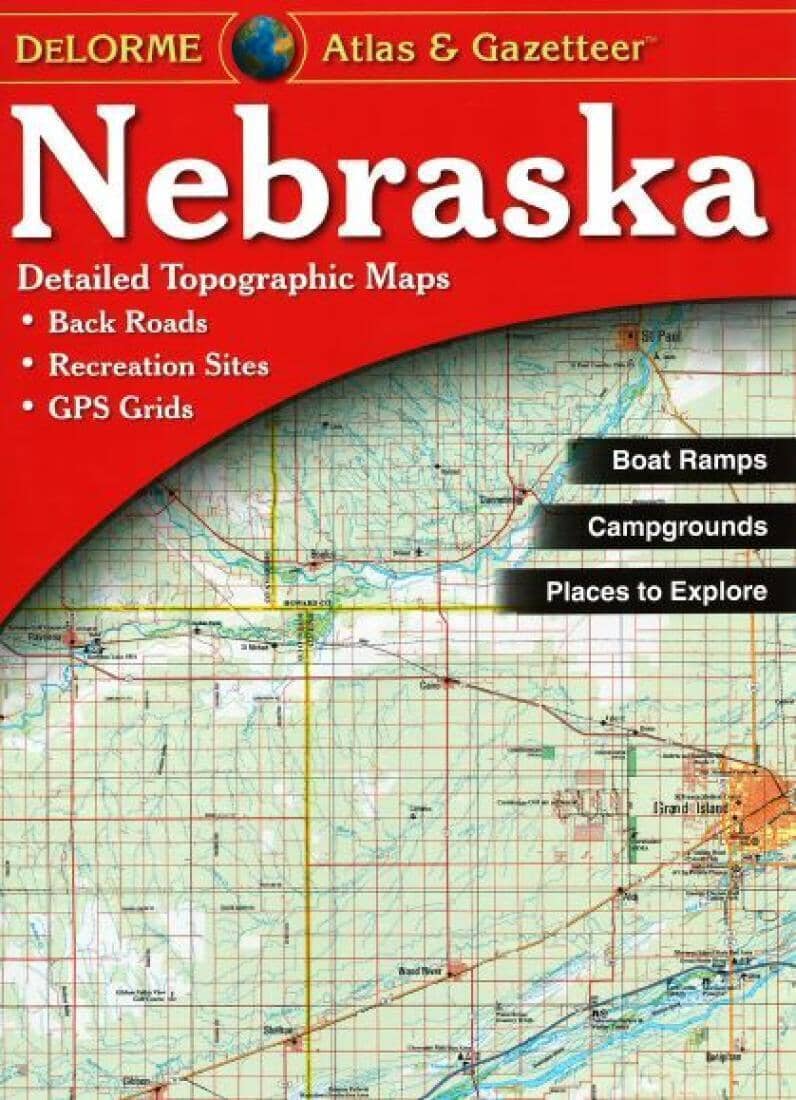 Nebraska, Atlas and Gazetteer by DeLorme