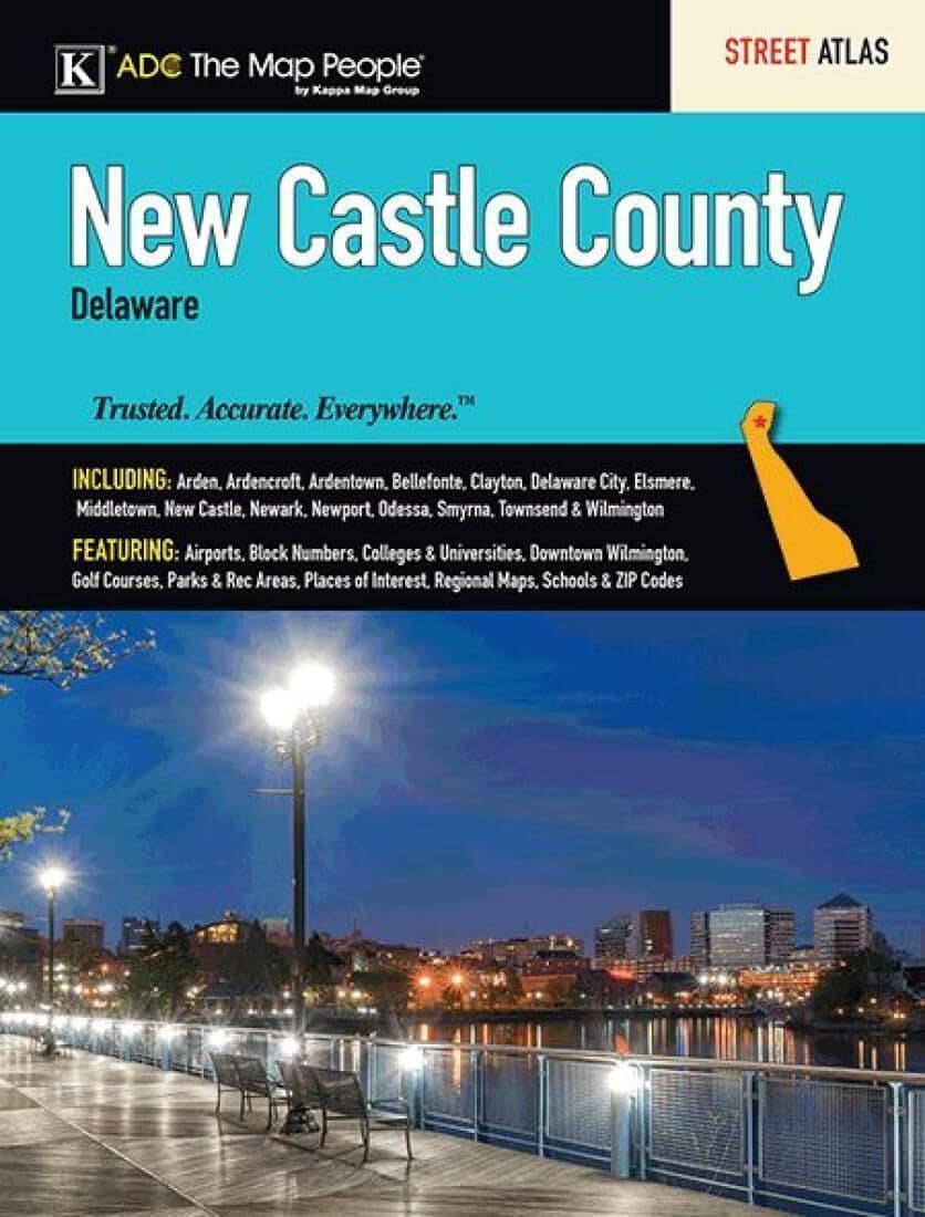New Castle County, DE, Street Atlas by Kappa Map Group