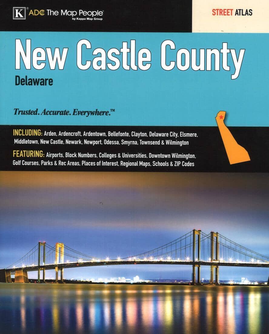 New Castle County - DE - Street Atlas | Kappa Map Group atlas Kappa Map Group 