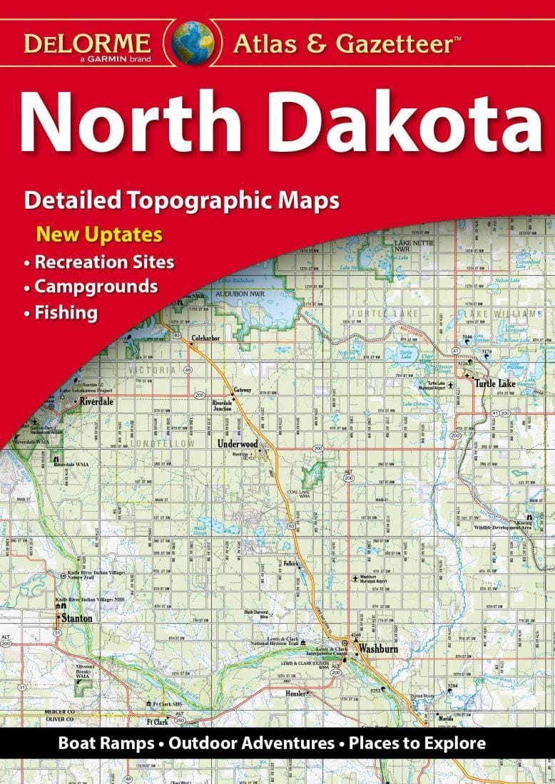 North Dakota Atlas and Gazetteer | DeLorme Atlas 