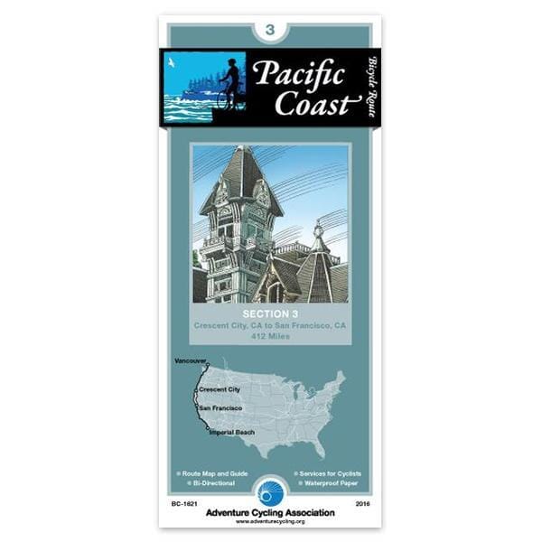 Pacific Coast Bicycle Route Section 3 Adventure Cycling Association | Adventure Cycling Association Bicycle Map 