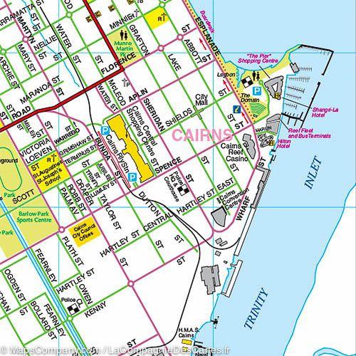 Plan de Cairns et de sa région (Australie) | Hema Maps carte pliée Hema Maps 