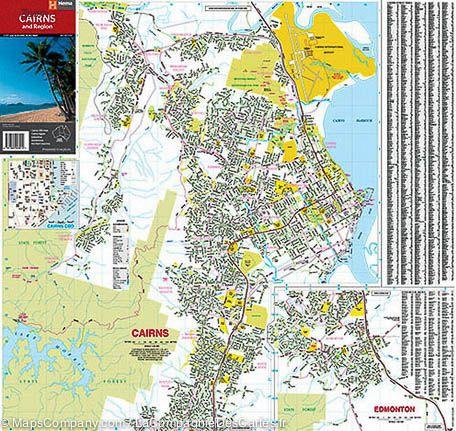 Plan de Cairns et de sa région (Australie) | Hema Maps carte pliée Hema Maps 
