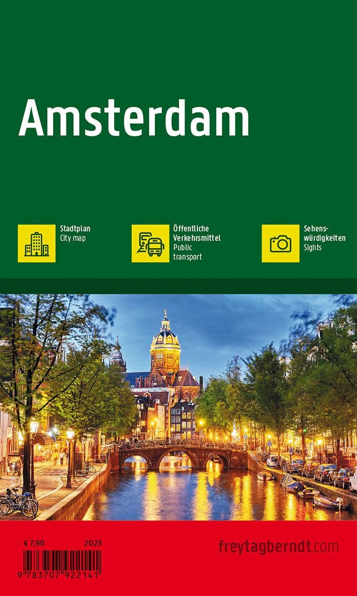 Plan de poche - Amsterdam (Pays-Bas) | Freytag & Berndt carte pliée Freytag & Berndt 