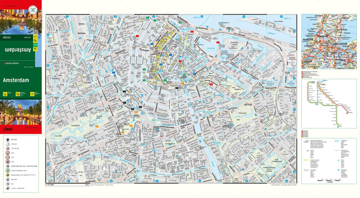 Plan de poche - Amsterdam (Pays-Bas) | Freytag & Berndt carte pliée Freytag & Berndt 