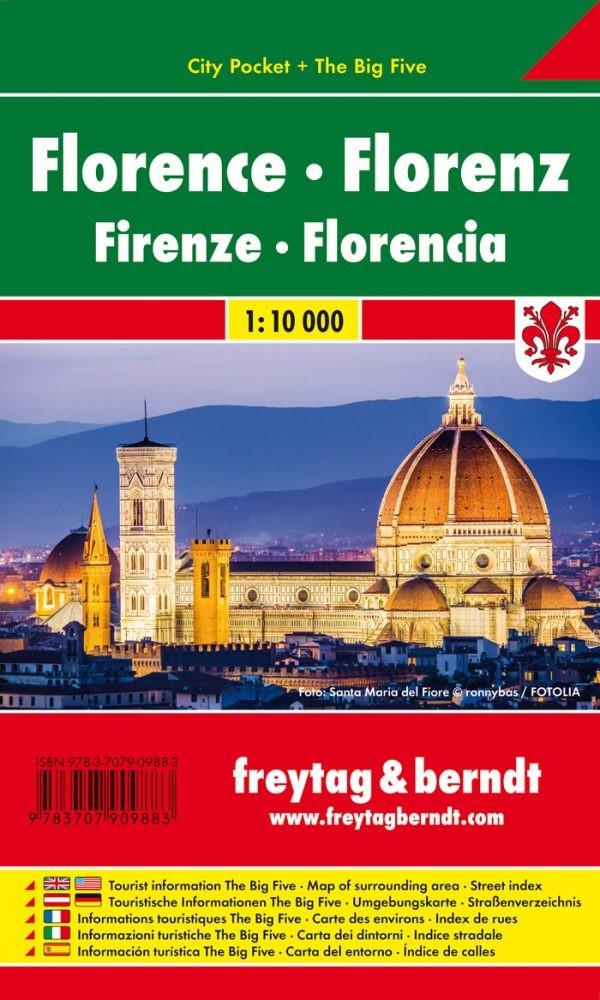 Plan de poche - Florence (Italie) | Freytag & Berndt carte pliée Freytag & Berndt 