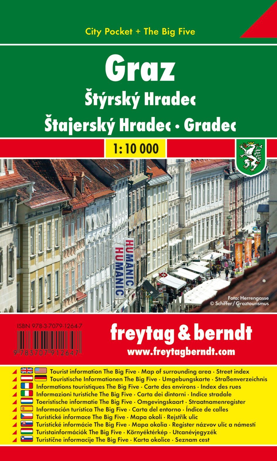 Plan de poche - Graz (Styrie, Autriche) | Freytag & Berndt carte pliée Freytag & Berndt 