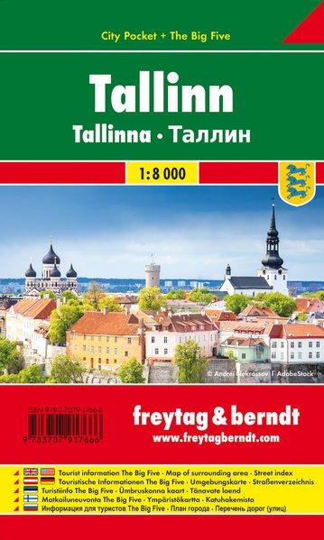 Plan de poche - Tallinn | Freytag & Berndt carte pliée Freytag & Berndt 