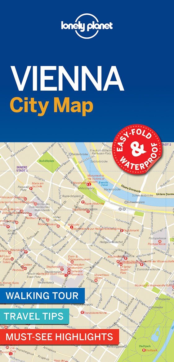 Plan de ville (en anglais) - Vienna | Lonely Planet carte pliée Lonely Planet 