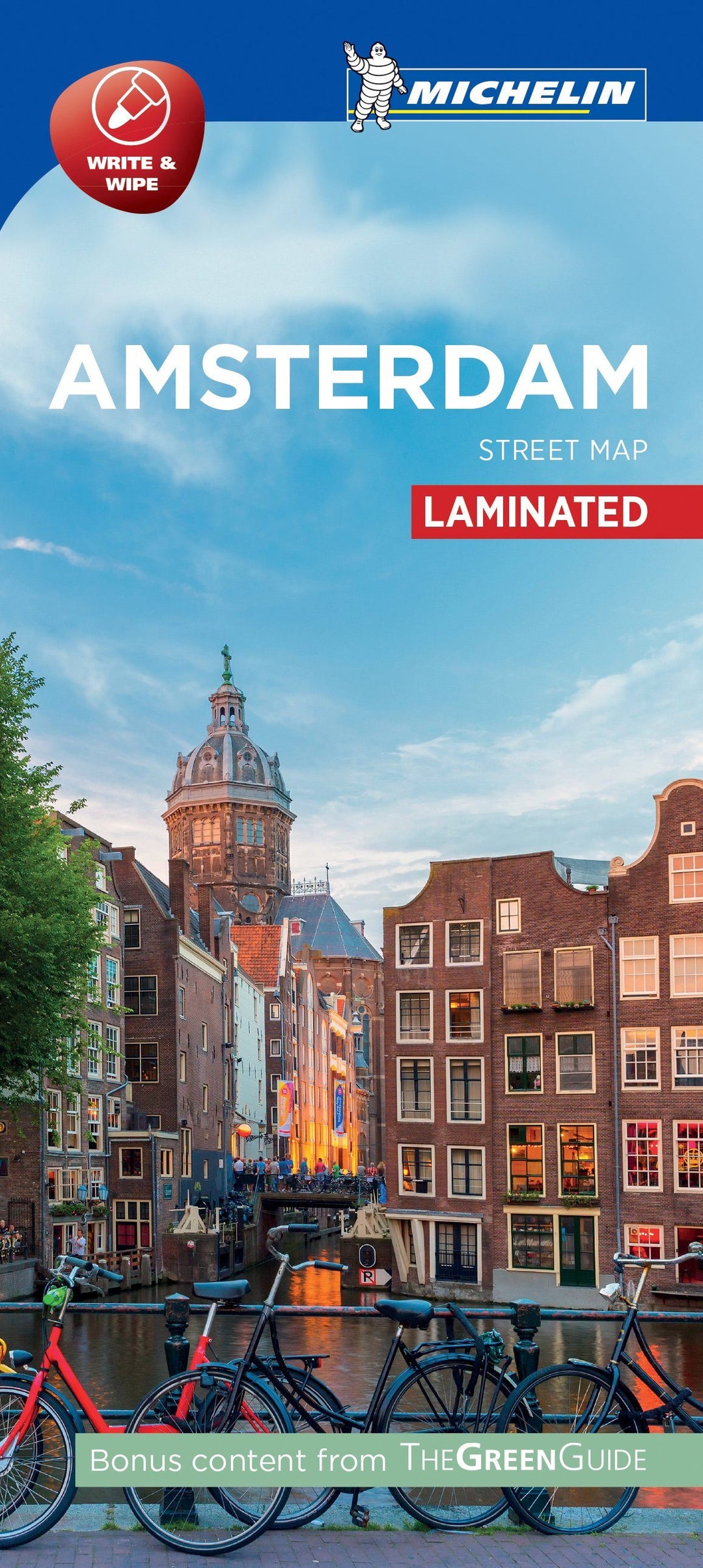 Plan de ville plastifié - Amsterdam | Michelin carte pliée Michelin 
