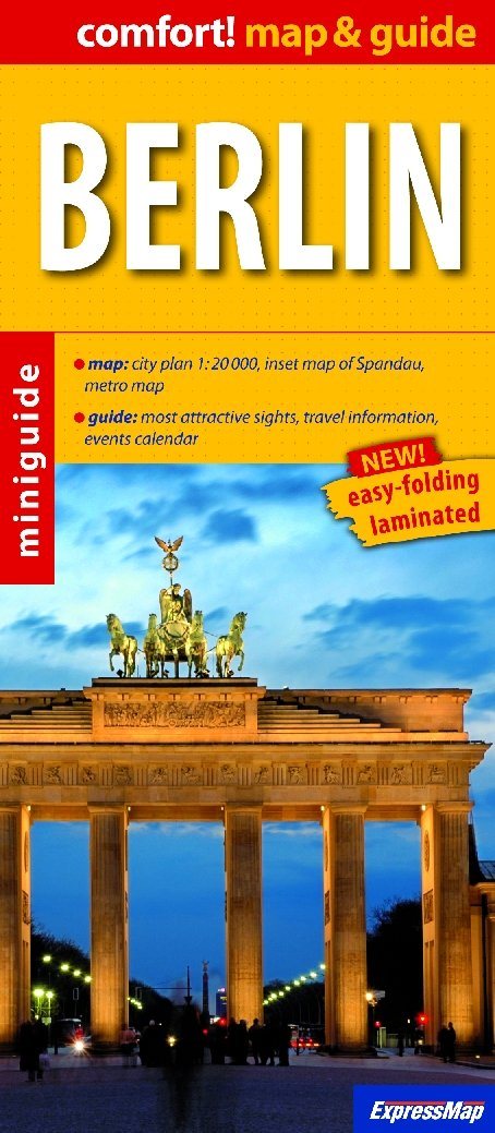 Plan de ville plastifié - Berlin + miniguide | Express Map carte pliée Express Map 