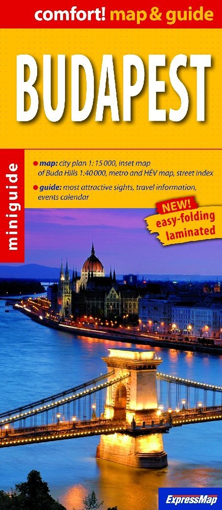 Plan de ville plastifié - Budapest + miniguide | Express Map carte pliée Express Map 