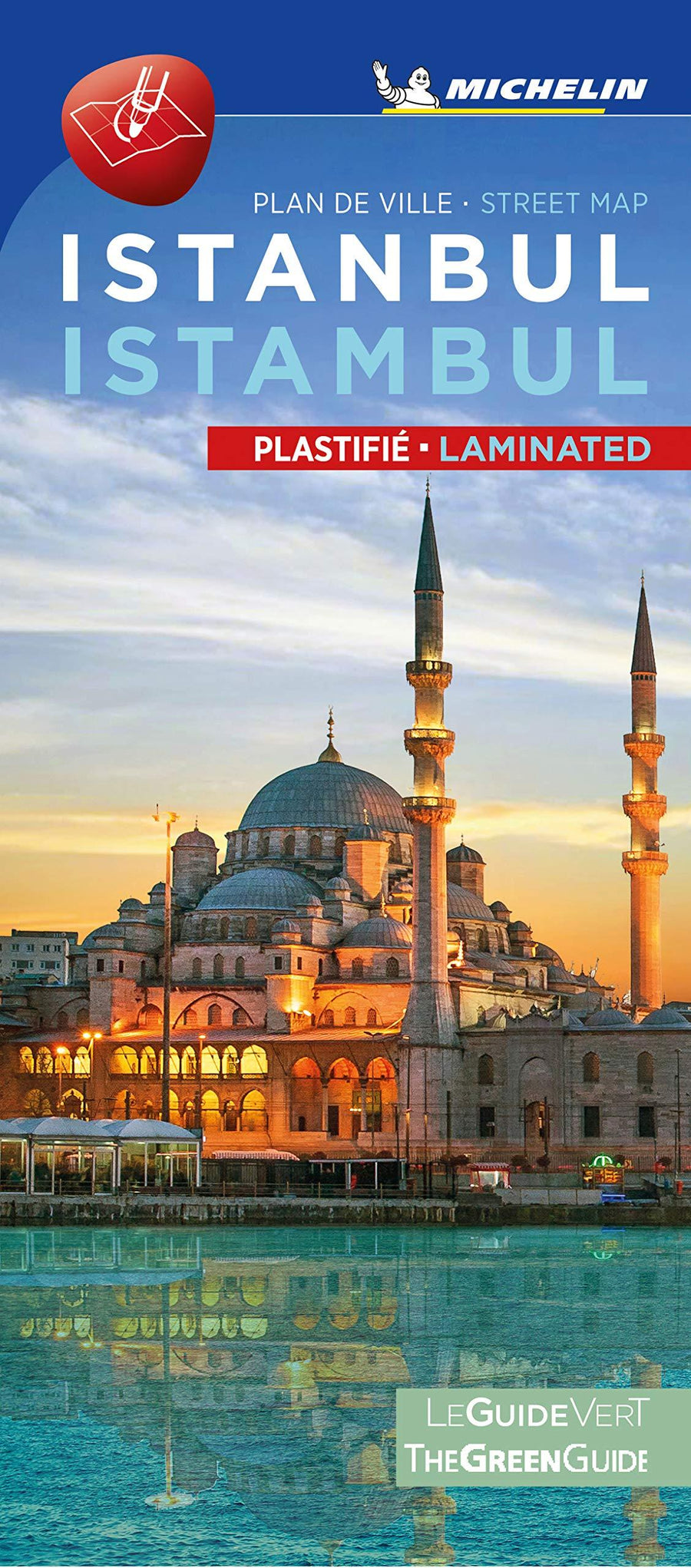 Plan de ville plastifié - Istanbul | Michelin carte pliée Michelin 