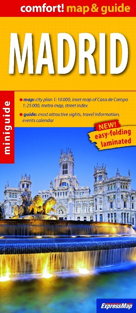 Plan de ville plastifié - Madrid + miniguide | Express Map carte pliée Express Map 