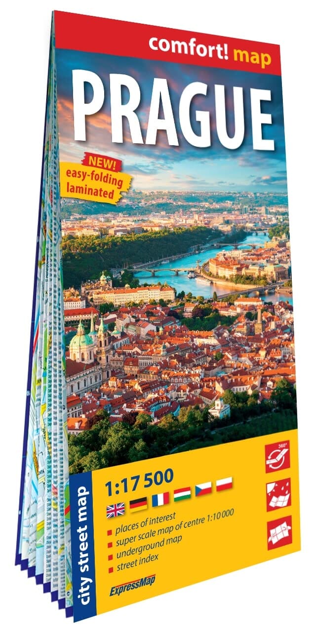 Plan de ville plastifié - Prague | Express Map carte pliée Express Map 