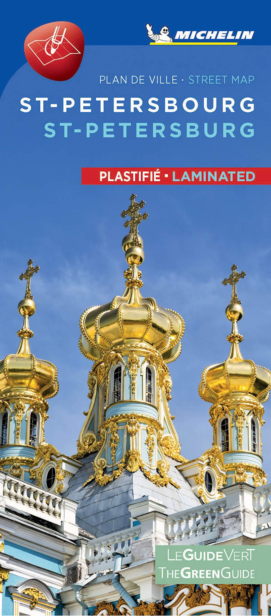 Plan de ville plastifié - Saint-Petersbourg | Michelin carte pliée Michelin 