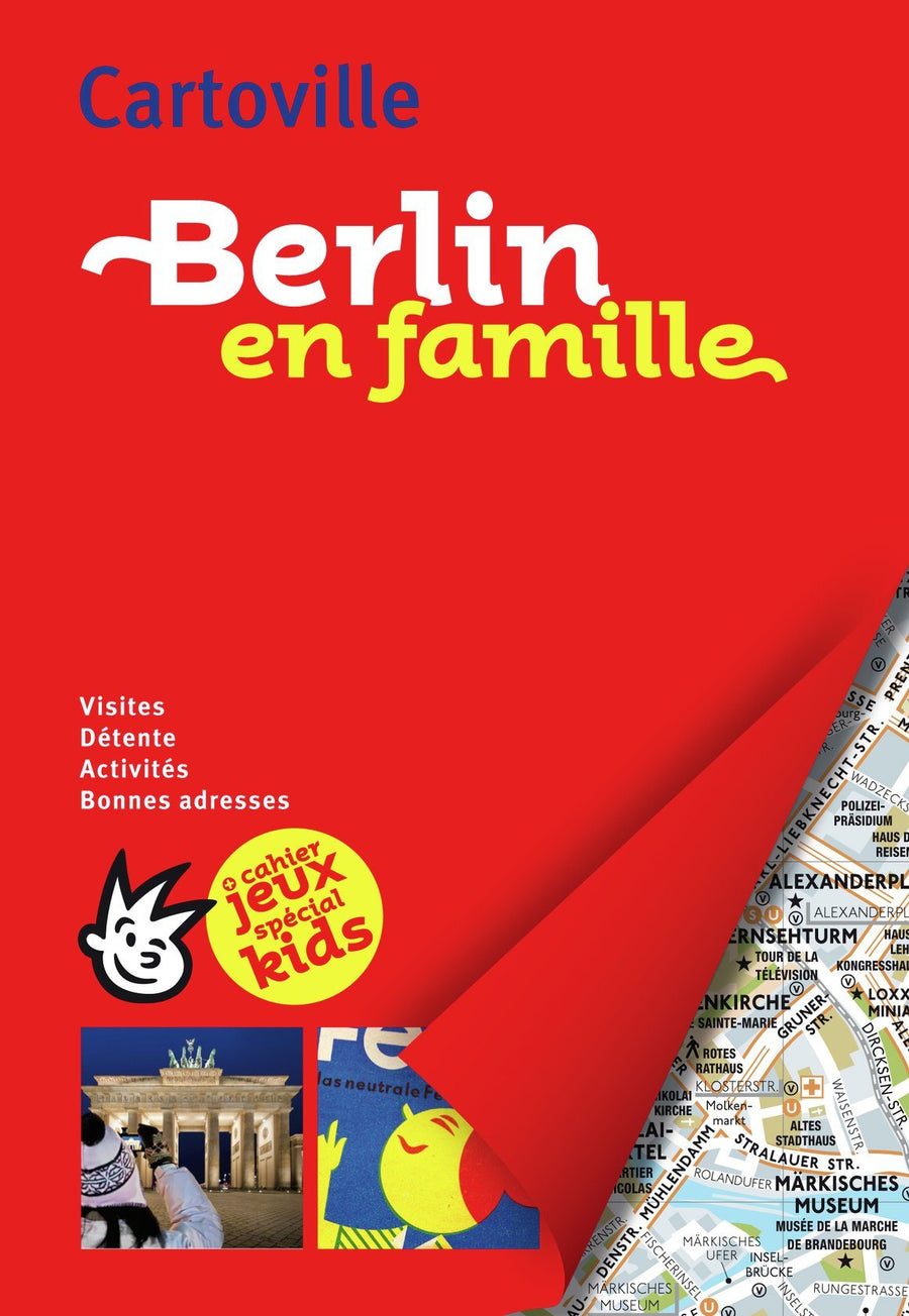 Plan détaillé -Berlin en famille | Cartoville carte pliée Gallimard 