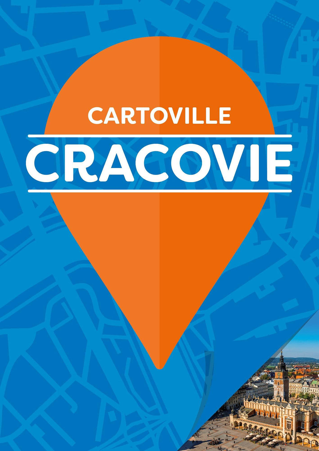 Plan détaillé - Cracovie | Cartoville carte pliée Gallimard 