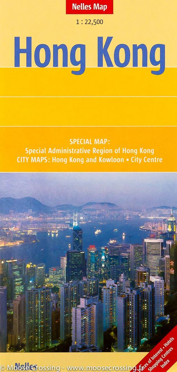 Plan détaillé - Hong Kong | Nelles Map carte pliée Nelles Verlag 