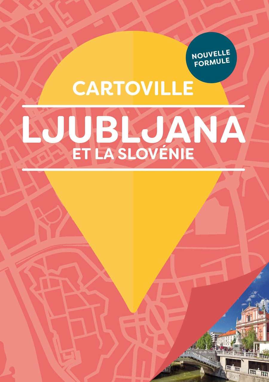 Plan détaillé - Ljubljana | Cartoville carte pliée Gallimard 