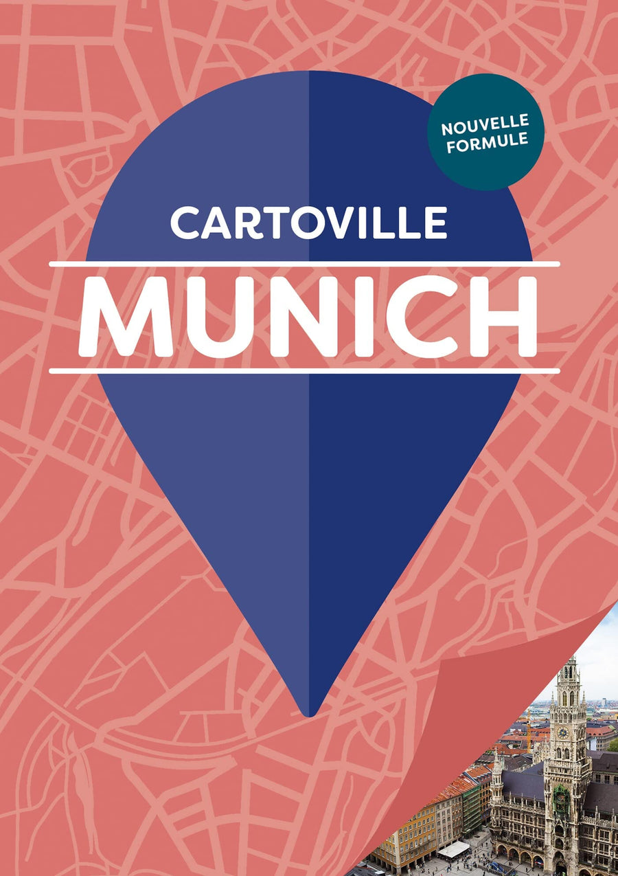 Plan détaillé - Munich | Cartoville carte pliée Gallimard 