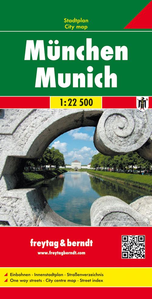 Plan détaillé - Munich | Freytag & Berndt carte pliée Freytag & Berndt 