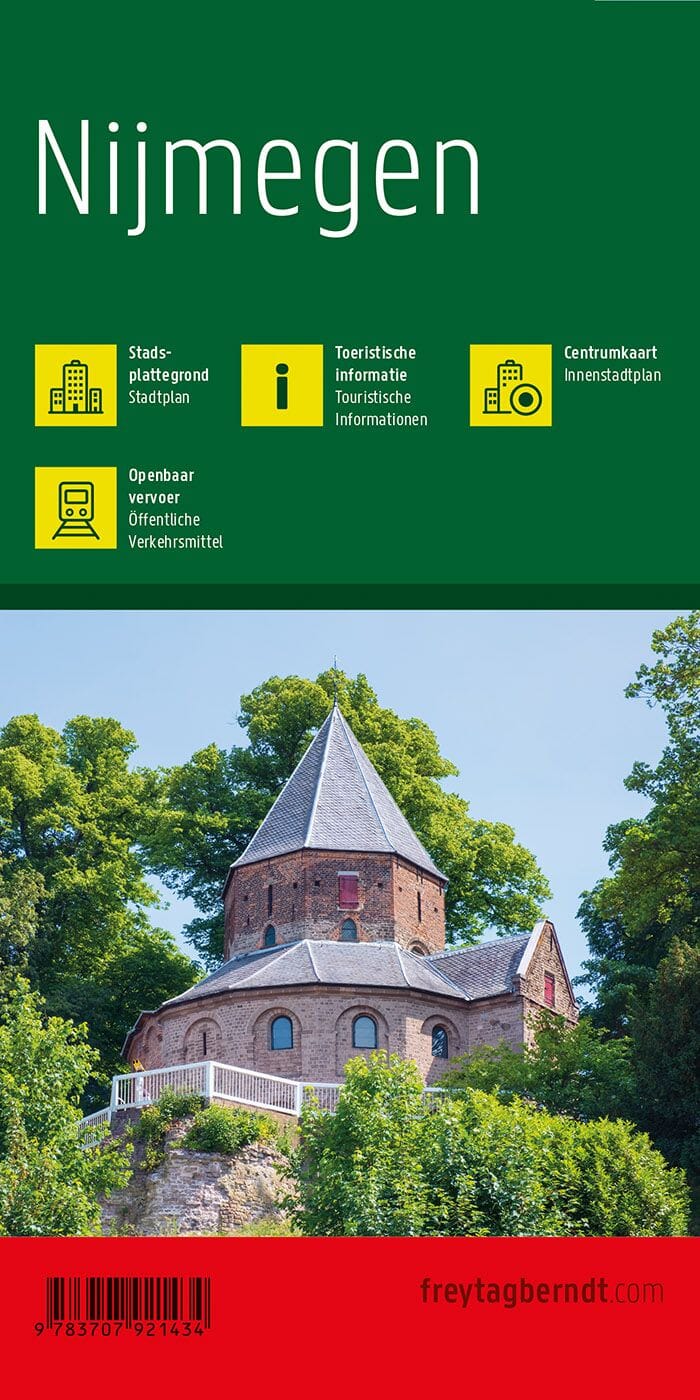 Plan détaillé - Nijmegen | Freytag & Berndt carte pliée Freytag & Berndt 