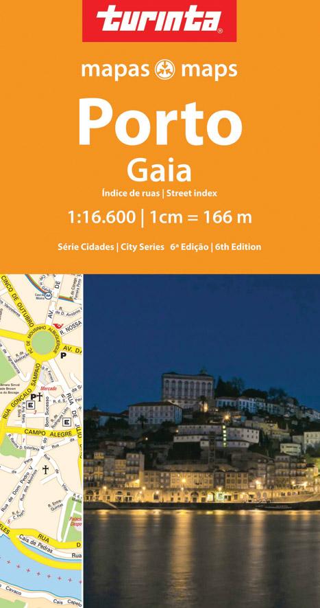 Plan détaillé - Porto, Gaia | Turinta Maps-City Series carte pliée Turinta Maps 