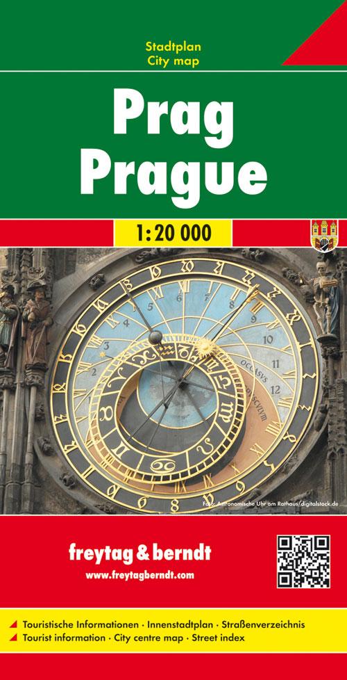 Plan détaillé - Prague | Freytag & Berndt carte pliée Freytag & Berndt 